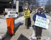 Protesting Feds' Presence